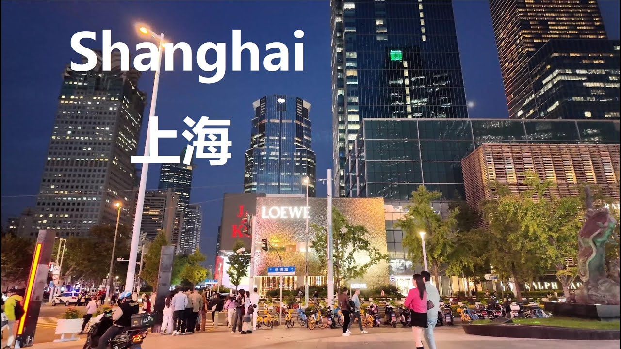 Shanghai, चीन | HKRI Taikoo Hui | शहर के केंद्र की सैर 4K