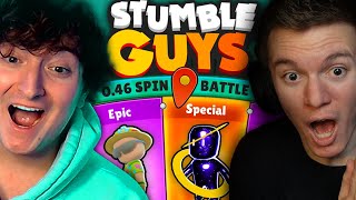 FIRST TO GET EVERY NEW ITEM WINS! | STUMBLE GUYS 0.46 SPIN BATTLE
