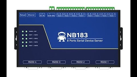 Ebyte NB183 supports serial port TCP/UDP/MQTT/HTTP to Ethernet Modbus