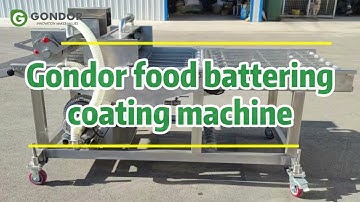 ❓ How Does an Automatic Battering & Crumb Coating Machine Work? 🤔  #snackmachine