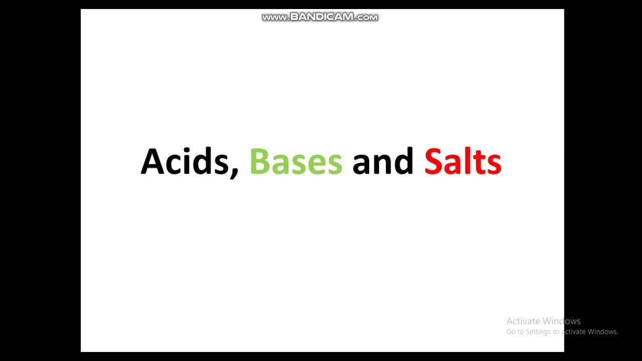Indicators and Neutralization, Acids Bases and Salts, Class VII YouTube