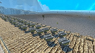 10,000 LANDMINES & T45 SHOTGUN vs 4.3 MILLION Giant ZOMBIES Horde!  UEBS 2