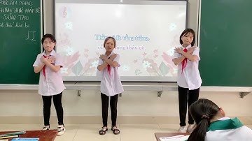 Vận động cơ thể theo nhóm bài hát THẦY CÔ LÀ TẤT CẢ ÂN lớp 6 KNTT của lớp 6A5👯‍♀️