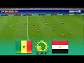 SENEGAL Vs EGYPT Live Africa Cup Of Nations 2026 14 January 2026 Simulation PES 2021 Gameplay