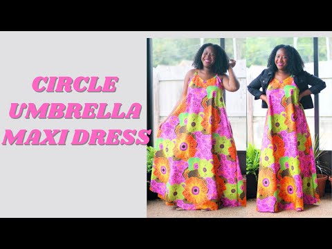 Striped Umbrella frock design cutting and stitching in hindi/ readymade  style kurti easy tutorial - YouTube