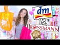 DM vs. ROSSMANN Shopping Challenge! Welche Eigenmarke ist besser? ♡ BarbaraSofie