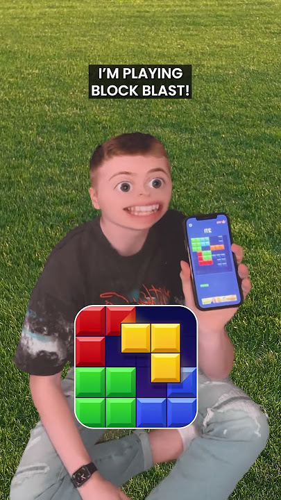 Boy Gets CAUGHT On Phone #blockblast #ad #Shorts