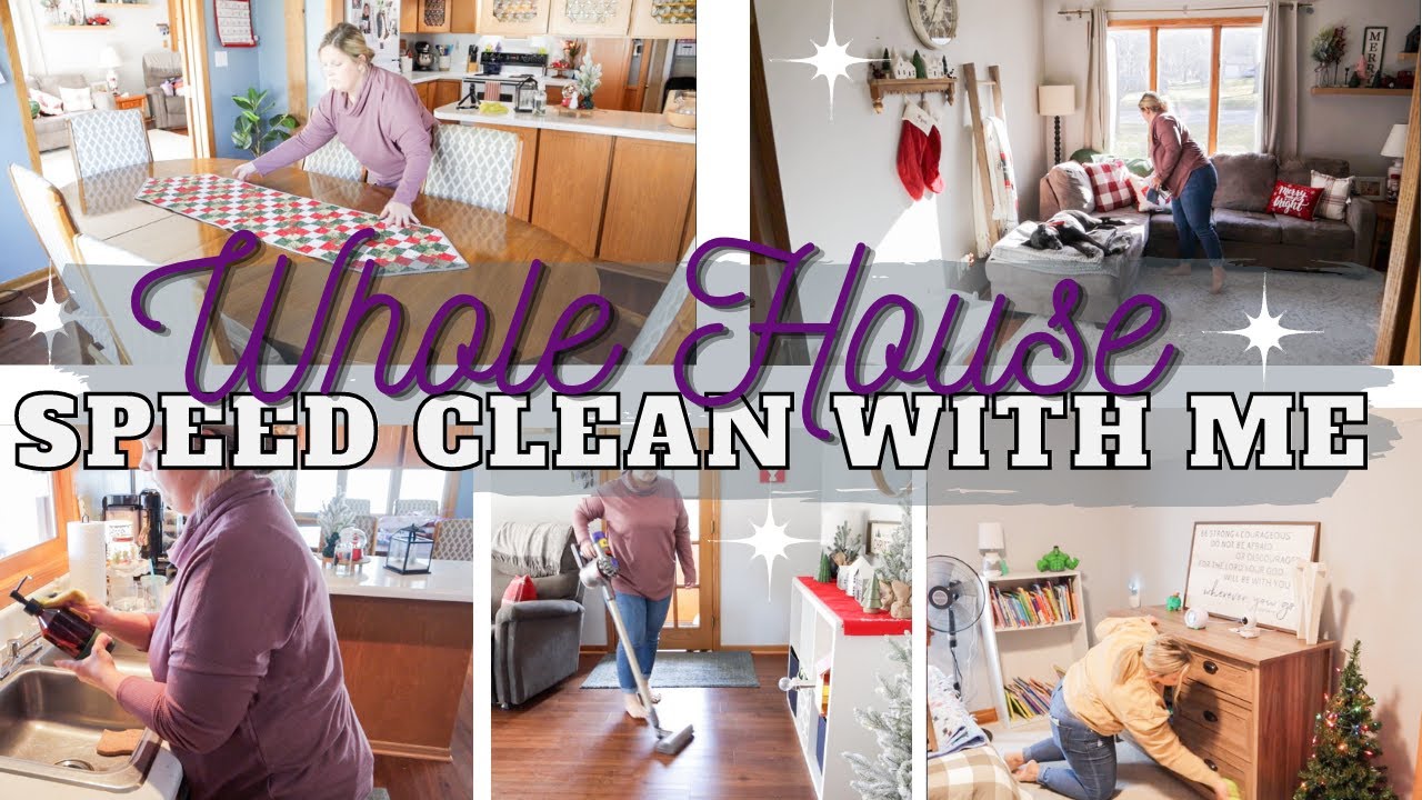*NEW* WHOLE HOUSE SPEED CLEAN WITH ME 2021 // SPEED CLEANING MOTIVATION ...