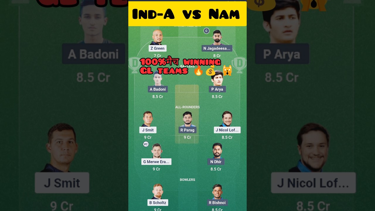 Ind-A vs Nam Today Match Prediction|  NAM VS IND-A 16th T20 World Cup Warm-Up 2026 prediction