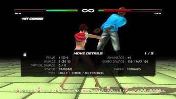 Dead or Alive 5: Last Round - Mila Power Launcher combo