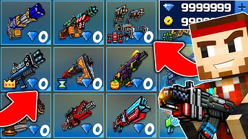 *FREE* PIXEL GUN 3D 16.3.0 HACK! ALL Event Guns & Attachments (Android/iOS) MAX Level & More!