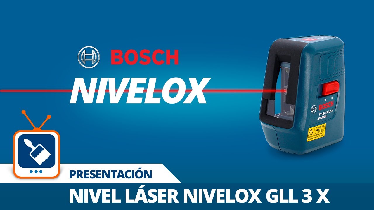 Presentación Nivelador láser NIVELOX GLL 3 X Professional Bosch YouTube
