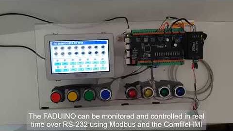 Using the ComfileHMI to Monitor and Control an FADUINO