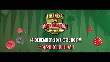 Lebanese Backgammon Open Championship