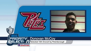 2020 OHL Priority Selection Interview: Donovan McCoy