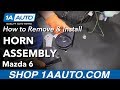 How to Remove Horn Assembly 02-07 Mazda 6