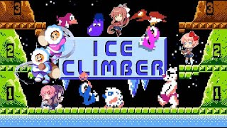 The best game series on NES! | Ice Climber - Full Gameplay (32-mountain session, 1-player mode)