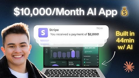 Watch Me Build A $10k/mo Web App In 44 Minutes Using AI (No Code)