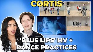CORTIS 'Blue Lips' MV & 'REDRED' 'TNT' 'ACAI' Dance Practices Reaction | Music Producer Couple React