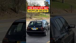 1997 VW Golf GTI 16V Exhaust Sound w/ MUFFLER DELETE! @exhaustaddicts