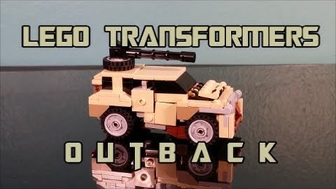 Lego Transformers Outback G1 By BX Brix