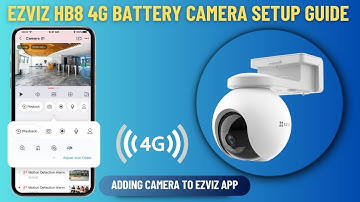 Ezviz HB8 4G Battery Camera Setup Guide | Using 4G SIM for Internet and Adding to Ezviz App