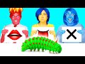 噛む,舐める,それとも何もしない 挑戦 | 面白いフードハック BaRaFun Gold Challenge