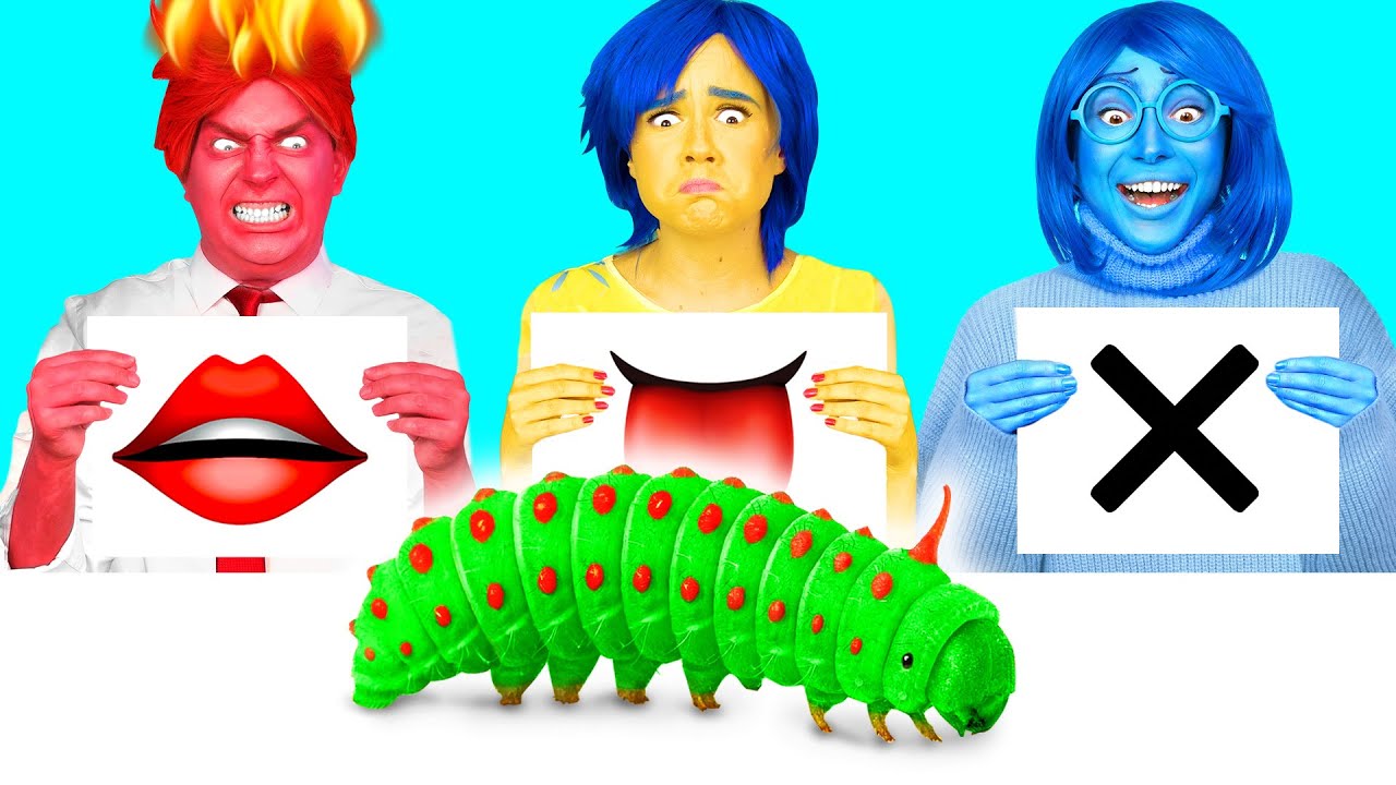 噛む,舐める,それとも何もしない 挑戦 | 面白いフードハック BaRaFun Gold Challenge