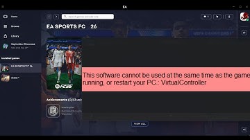 Fix EA Sports FC 26 Error This Software Cannot Be Used At The Same Time As Game VirtualController