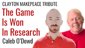 The Game is Won in Research - Caleb O