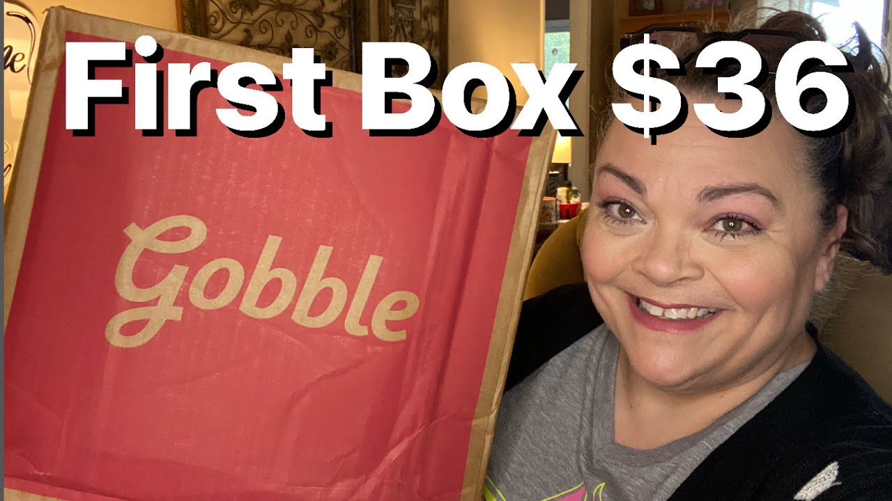 Gobble Meal Delivery + First Box $36 - YouTube