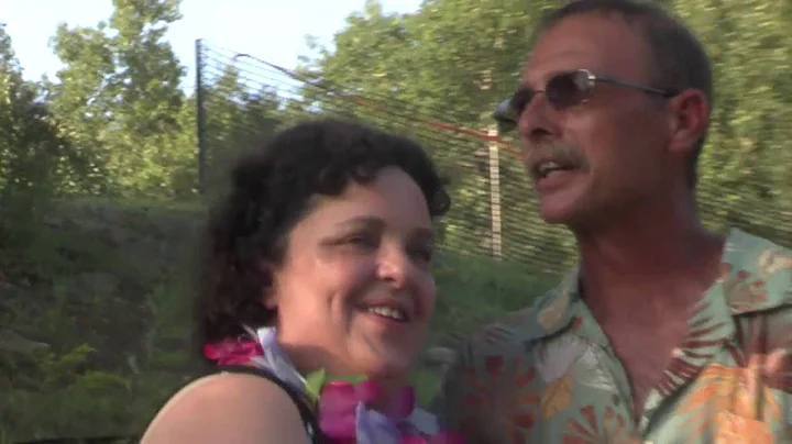Luau Mark and Darlene