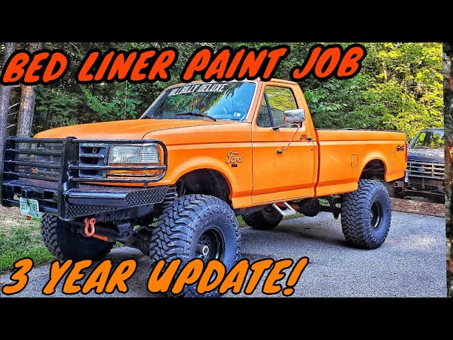 Bed liner paint job. Do I regret it? 3 Year Update 