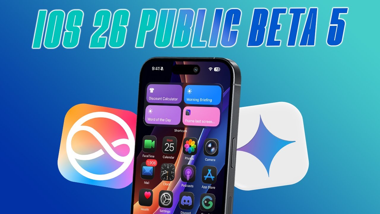 iOS 26 Public Beta 5: Gemini is Coming to Siri 2.0 - YouTube