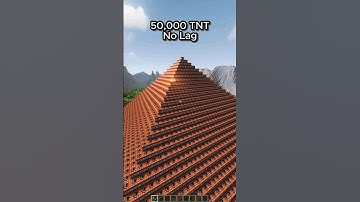 Minecraft 50,000 TNT Explosion no lag (NASA PC) #minecraft