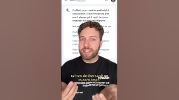 Is Bard a BETTER chatbot than ChatGPT? 🤖 #googlebard #bard #google #chatbot #ai #shorts