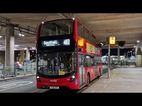 FRV 482 Heathrow Terminal 4 to Hounslow west - YouTube