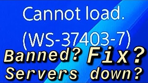 PS4 (WS-37403-7) Server Down? PSN Hacked?