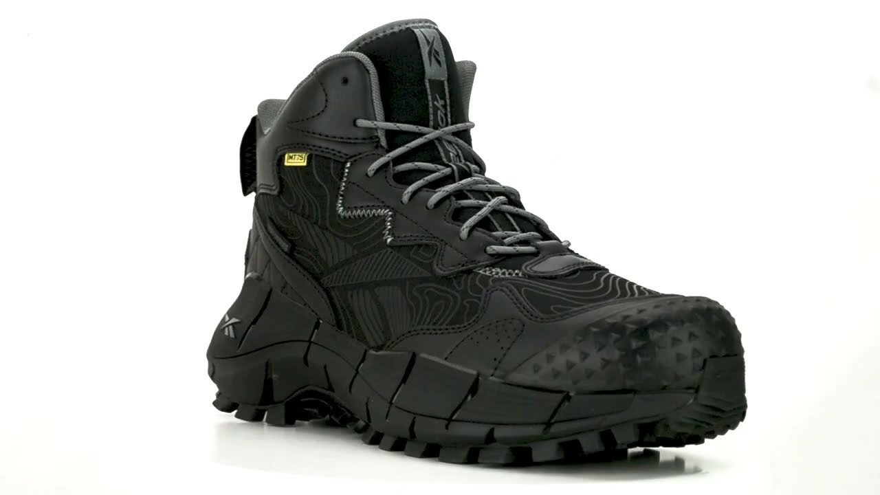 Men's Reebok Composite Toe WP Metal Free Mid Metguard Hiker Work Boot RB3022