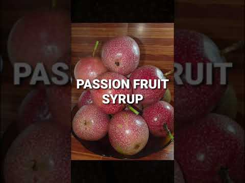 Passion Fruit Syrup |Passion Fruit Squash |Organic Farm