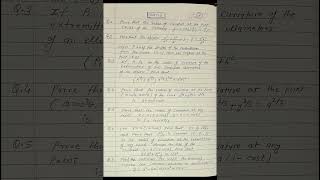 B. Sc-1 Year Math Major-II IMP#Questions