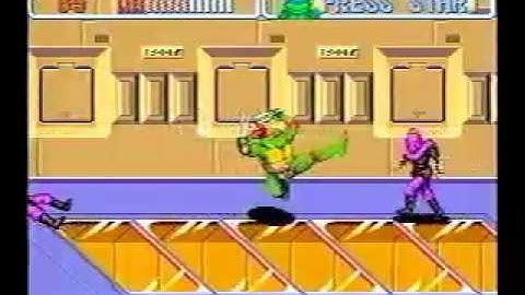 TMNT4 Turtles in Time - SNES - Speed Run - Raph/hard - 22:31