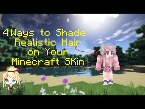 How to Shade Minecraft Skin Hair part 2  Doovi