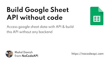 Convert Google Sheet into JSON API without coding #sheet #google #api