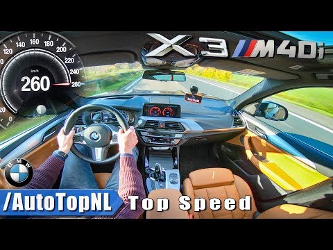 NEW! 2018 BMW X3 M40i TOP SPEED & ACCELERATION On AUTOBAHN By AutoTopNL