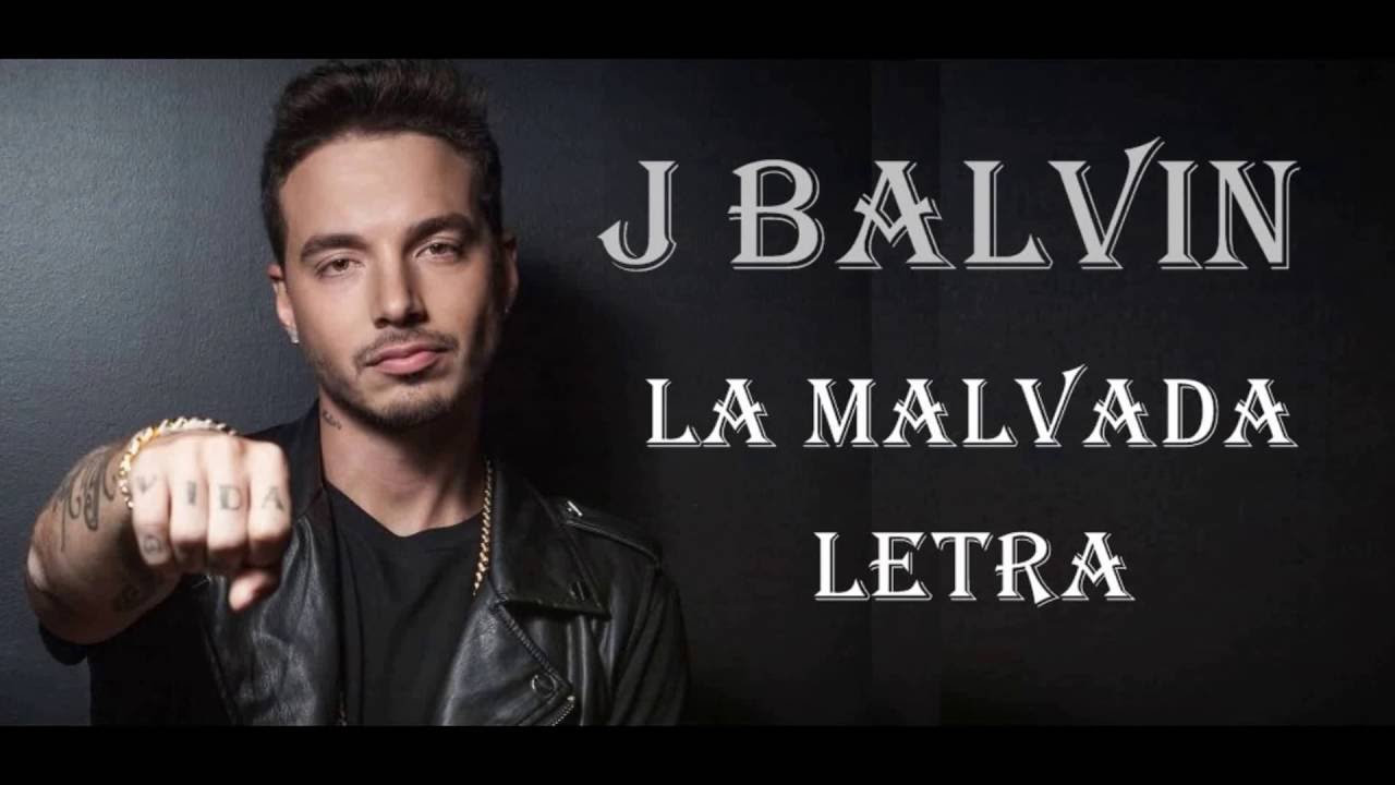 J Balvin Malvada Lyric Video Youtube j balvin malvada lyric video