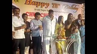 @Goencho news:-Ex MP Ex CM Ex MLA Churchill Alemao 75th birthday Celebration with CM Pramod Sawant