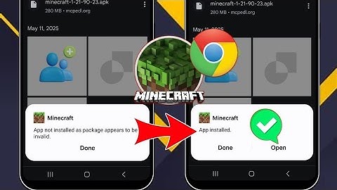Solved Minecraft "App Not installed" as package appears to be invalid Problem
