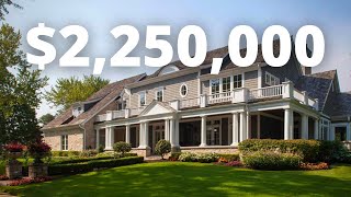 INSIDE a $2,250,000 Chicago Suburban MANSION! | Luxury Home Tour Illinois