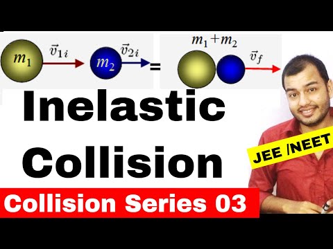 Centre Of Mass 09 || Collision Series 03 || Inelastic Collisions IIT JEE / NEET ||